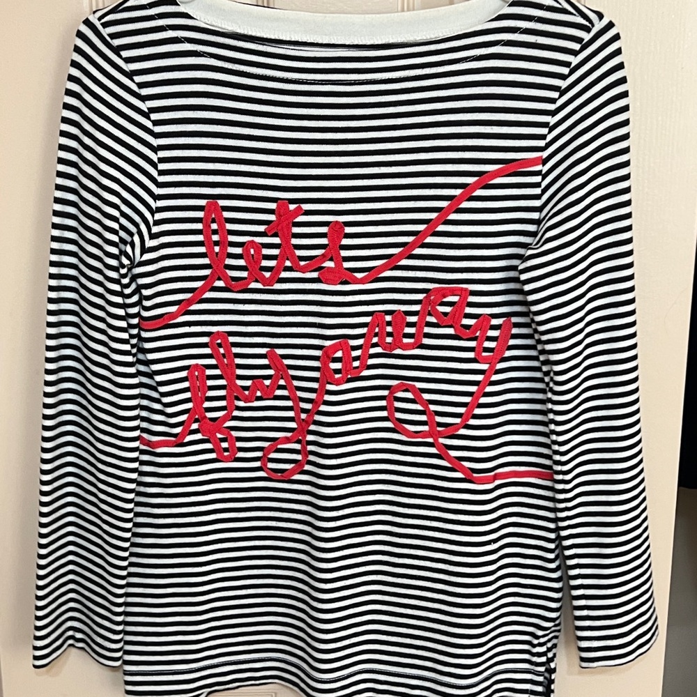 Kate Spade Striped Long Sleeve Shirt